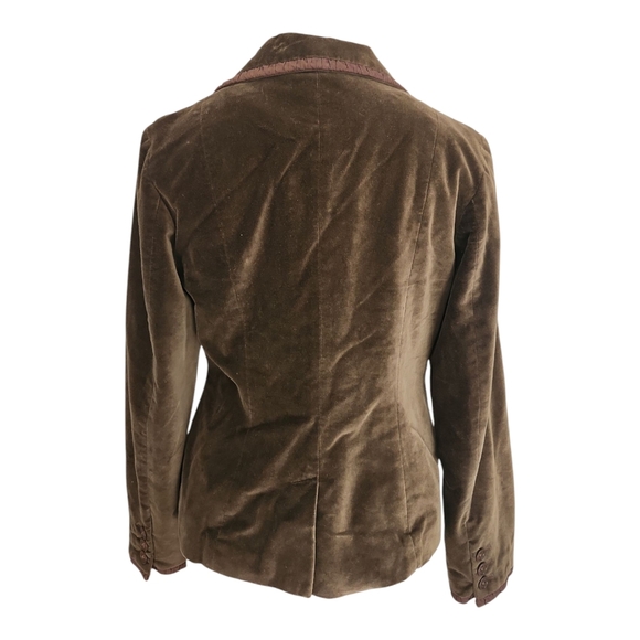 Boden Rosebury Brown Velvet Blazer | Size US 12 (Fits Small) - Picture 4 of 11